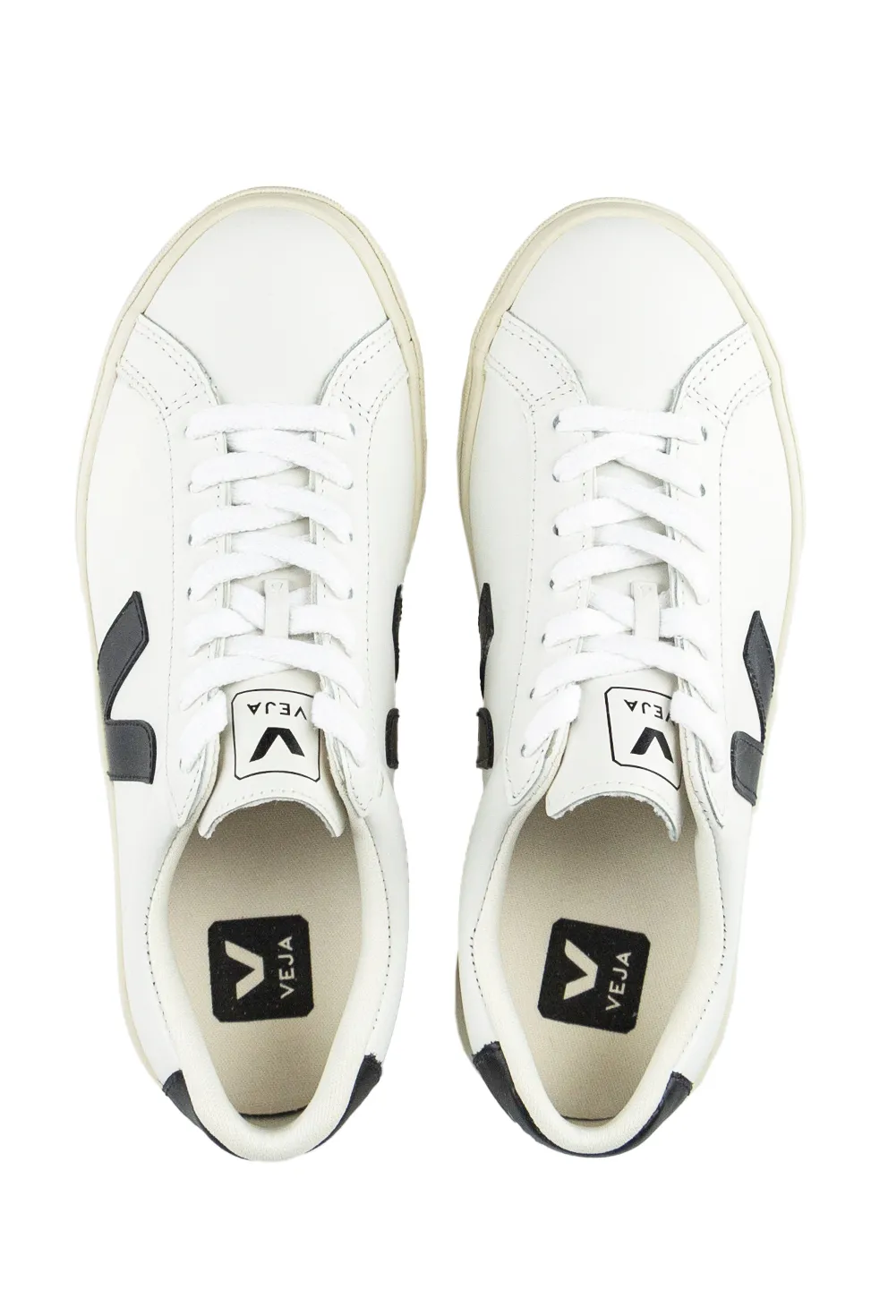 Hot VEJA Esplar Logo Leather - Extra White x Black