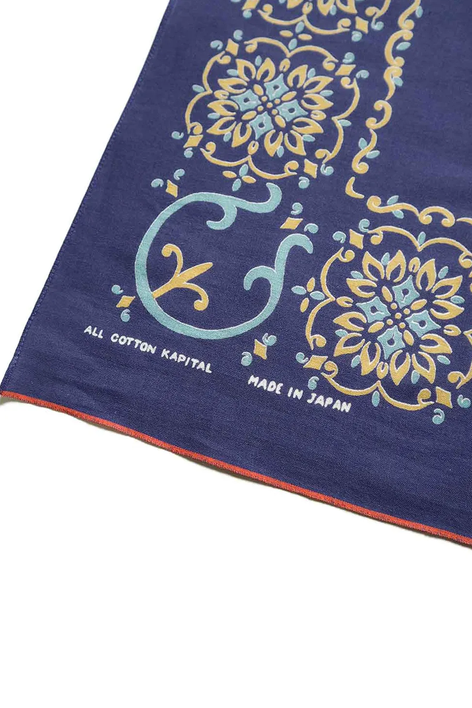 Sale Kapital Fastcolor Selvedge Bandana (RAINBOW & HORSES) - 3 Colour Choices
