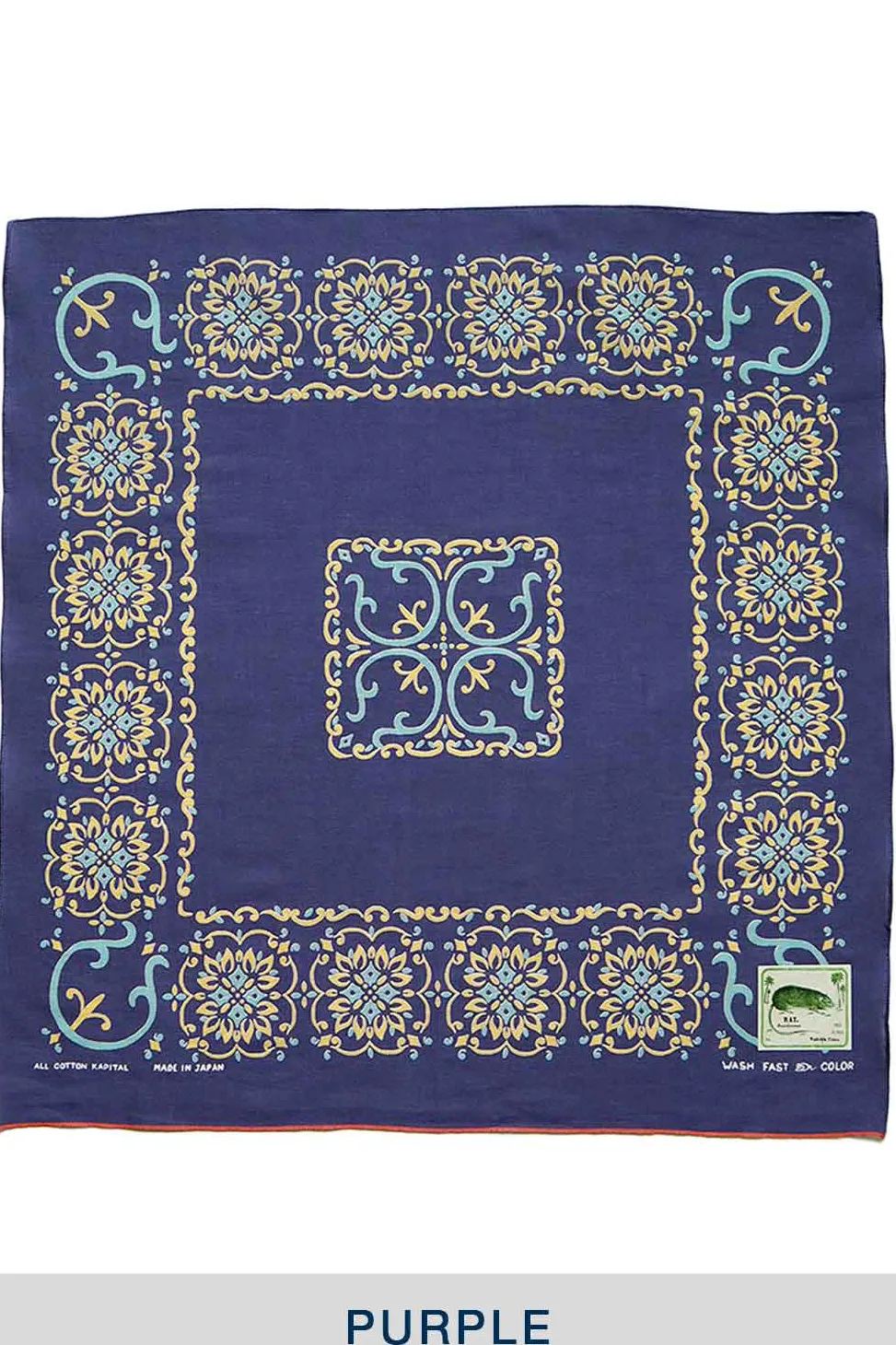 Sale Kapital Fastcolor Selvedge Bandana (RAINBOW & HORSES) - 3 Colour Choices