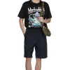 Online Engineered Garments Fatigue Short - Dark Navy CL Java Cloth