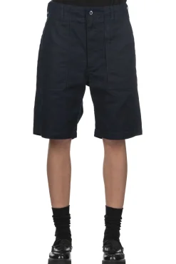 Online Engineered Garments Fatigue Short - Dark Navy CL Java Cloth