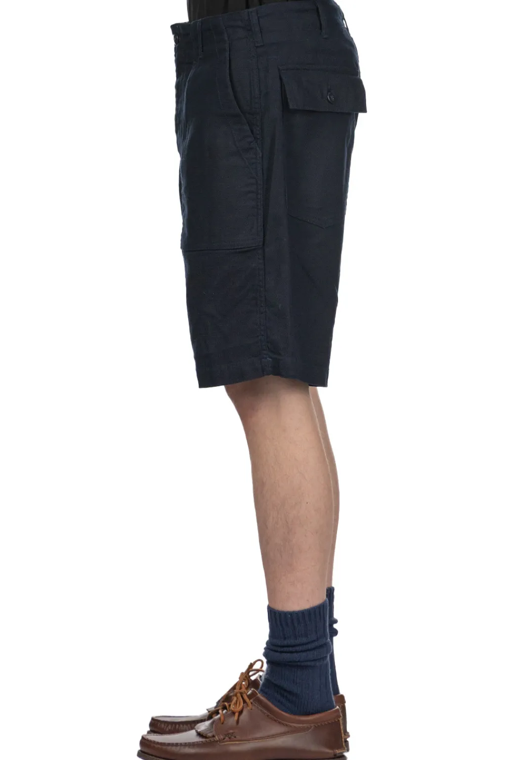 Online Engineered Garments Fatigue Short - Dark Navy CL Java Cloth