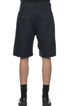 Online Engineered Garments Fatigue Short - Dark Navy CL Java Cloth