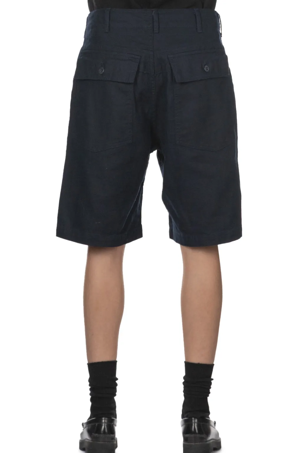 Online Engineered Garments Fatigue Short - Dark Navy CL Java Cloth