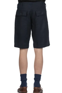 Online Engineered Garments Fatigue Short - Dark Navy CL Java Cloth
