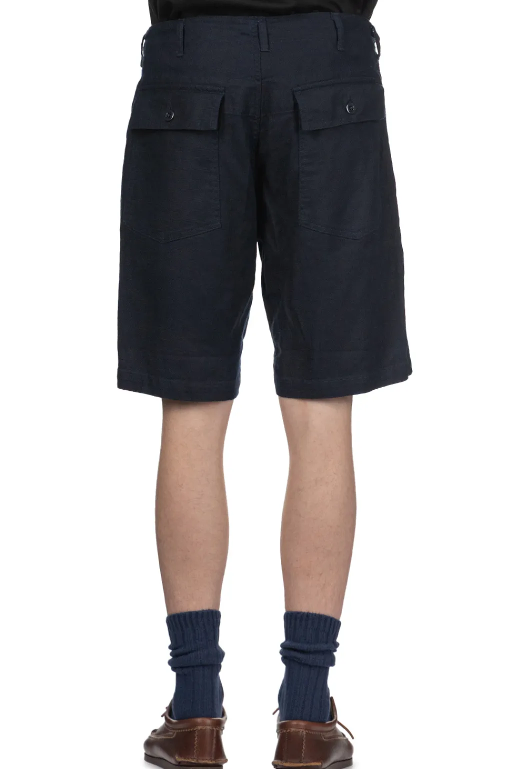 Online Engineered Garments Fatigue Short - Dark Navy CL Java Cloth