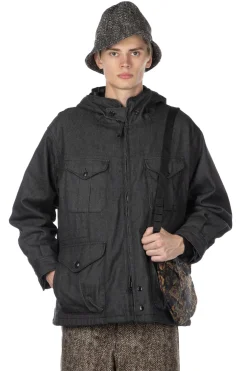 Fashion Engineered Garments Field Parka - Black PC Denim