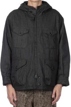 Fashion Engineered Garments Field Parka - Black PC Denim
