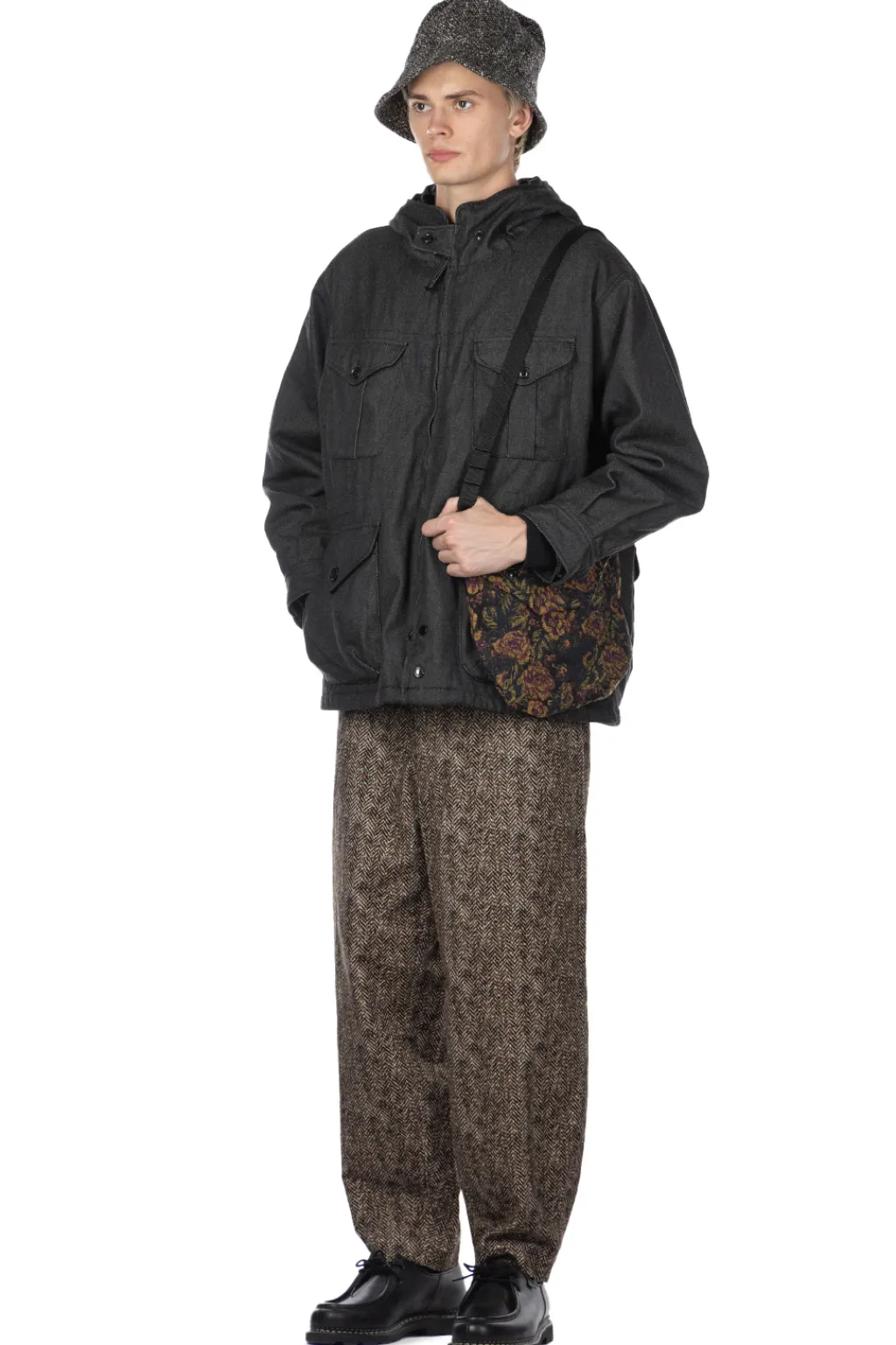 Fashion Engineered Garments Field Parka - Black PC Denim