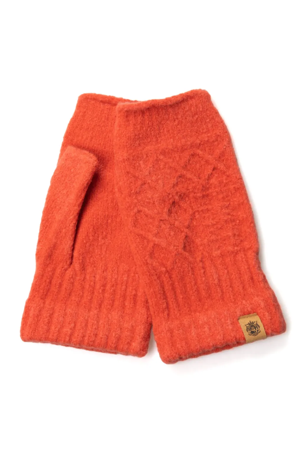 Outlet Tehtava Fingerless Gloves - Coral