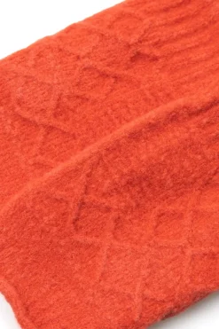 Outlet Tehtava Fingerless Gloves - Coral