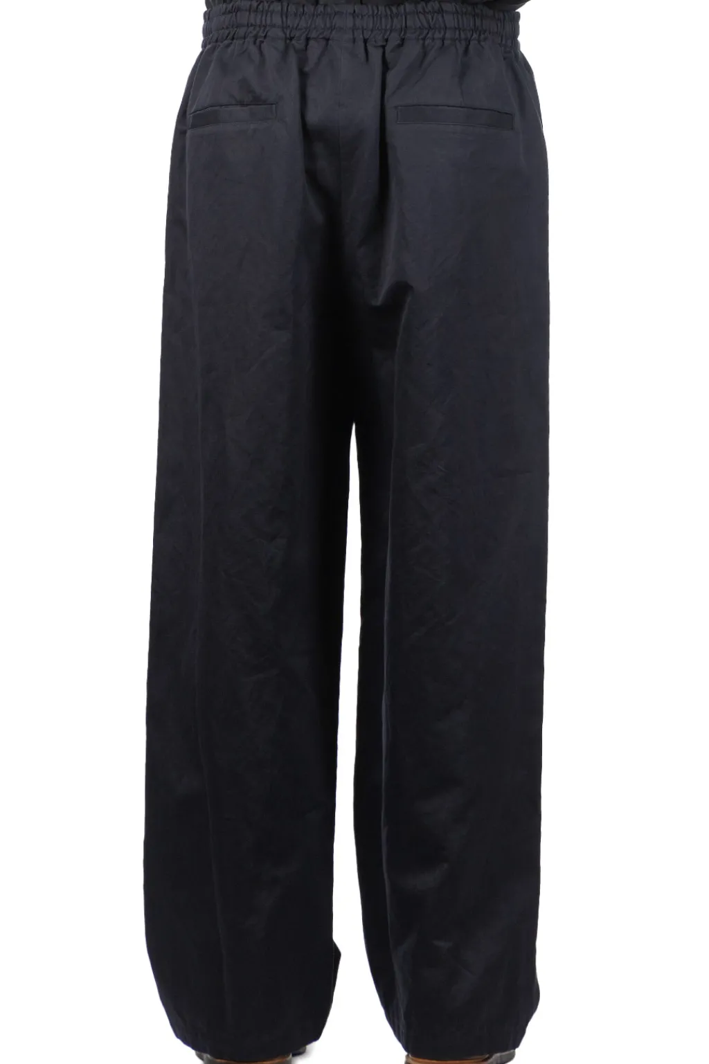 Clearance YLEVE Finx Cotton Lamie Twill Easy Trousers - Navy