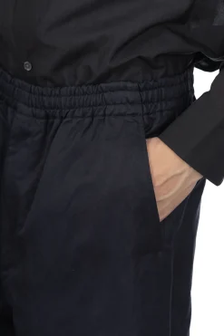 Clearance YLEVE Finx Cotton Lamie Twill Easy Trousers - Navy
