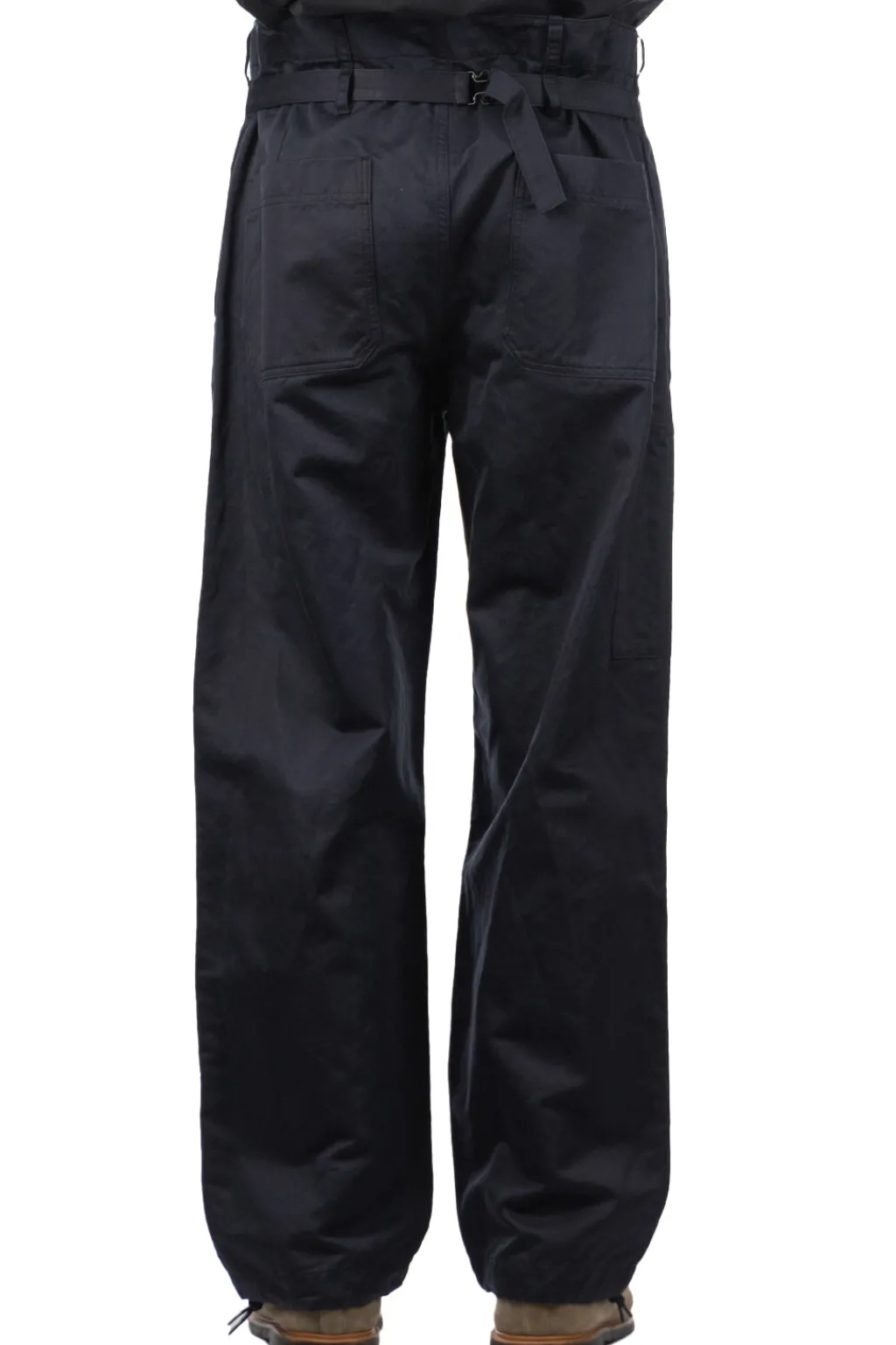 Discount YLEVE Finx Cotton Lamie Twill Trousers - Navy