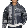 Sale Kapital Fleece Knit BANDANA BIVOUAC Hooded Blouson
