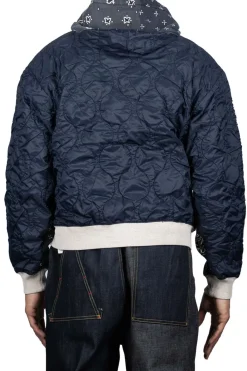 Sale Kapital Fleece Knit BANDANA BIVOUAC Hooded Blouson
