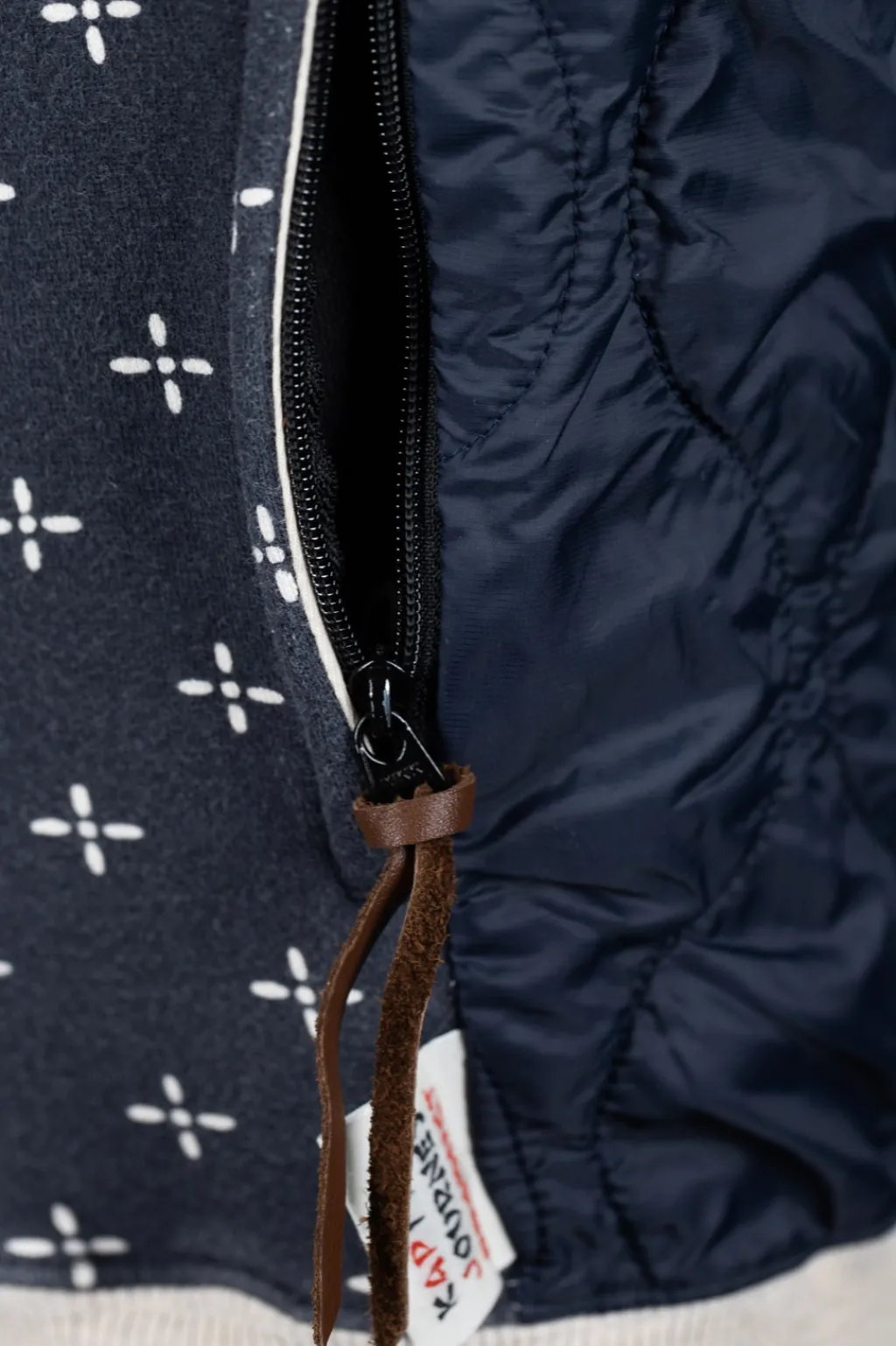 Sale Kapital Fleece Knit BANDANA BIVOUAC Hooded Blouson