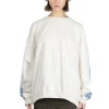 Best Kapital Fleece Knit 2Tones Remake BIG SWT (BONE) - Natural x Saxe Blue