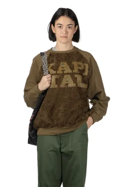 Best Kapital 30/-Fleece x Fur GRIZZLY SWT (SPEAKEASY ) - Khaki