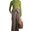 Discount JW Anderson Fold Over Trench Trousers - Smoke