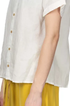 Clearance NARU French Linen Blouse - White