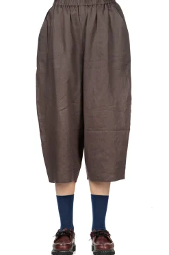 Clearance Nachukara French Linen Cocoon Pants - Charcoal