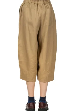 Outlet Nachukara French Linen Cocoon Pants - Beige