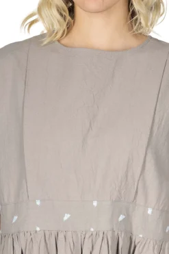 Clearance NARU French Linen Dress - Charcoal