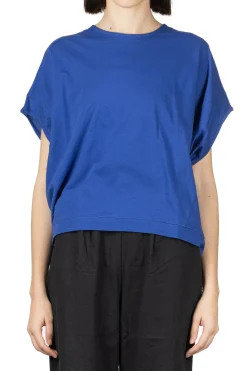 Fashion Nachukara French Sleeve Pullover - Blue