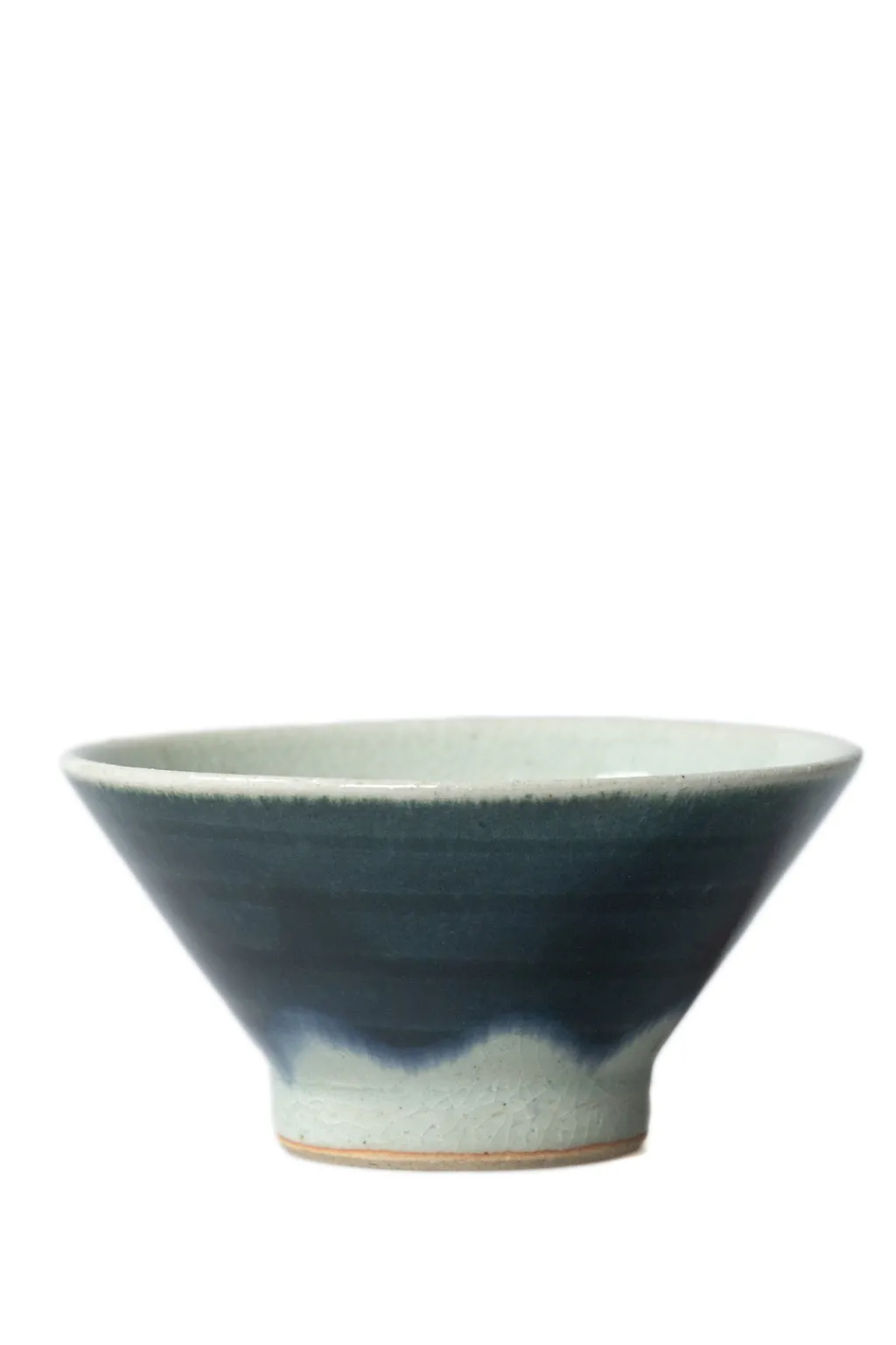 Hot Mino Pottery Fuji Mountain Bowl - Navy