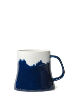 Sale Mino Pottery Fuji Mountain Mug - Navy