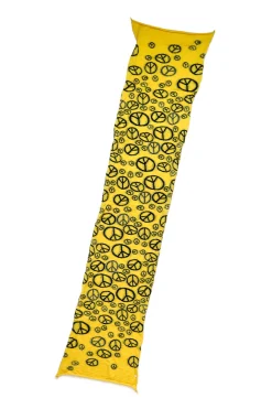Discount Kapital Fulling Wool HAPPY Scarf PEACE - Yellow