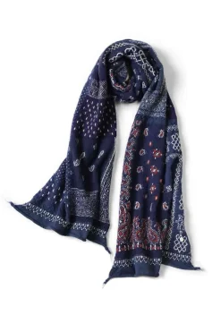 Best Kapital Fulling Wool HAPPY Scarf Bandana Patchwork - 3 Colors