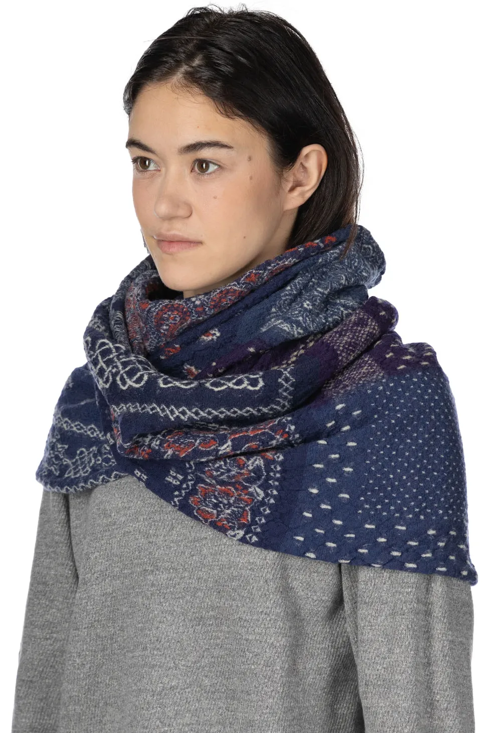 Clearance Kapital Fulling Wool HAPPY Scarf DRAGON DANCE - 3 Color Choices