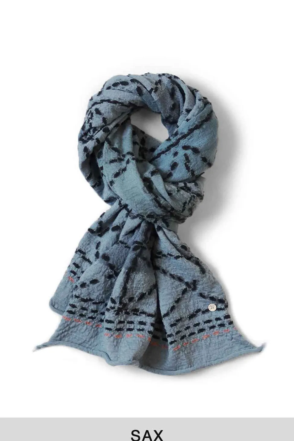 Best Kapital Fulling Wool HAPPY Scarf Bandana Patchwork - 3 Colors