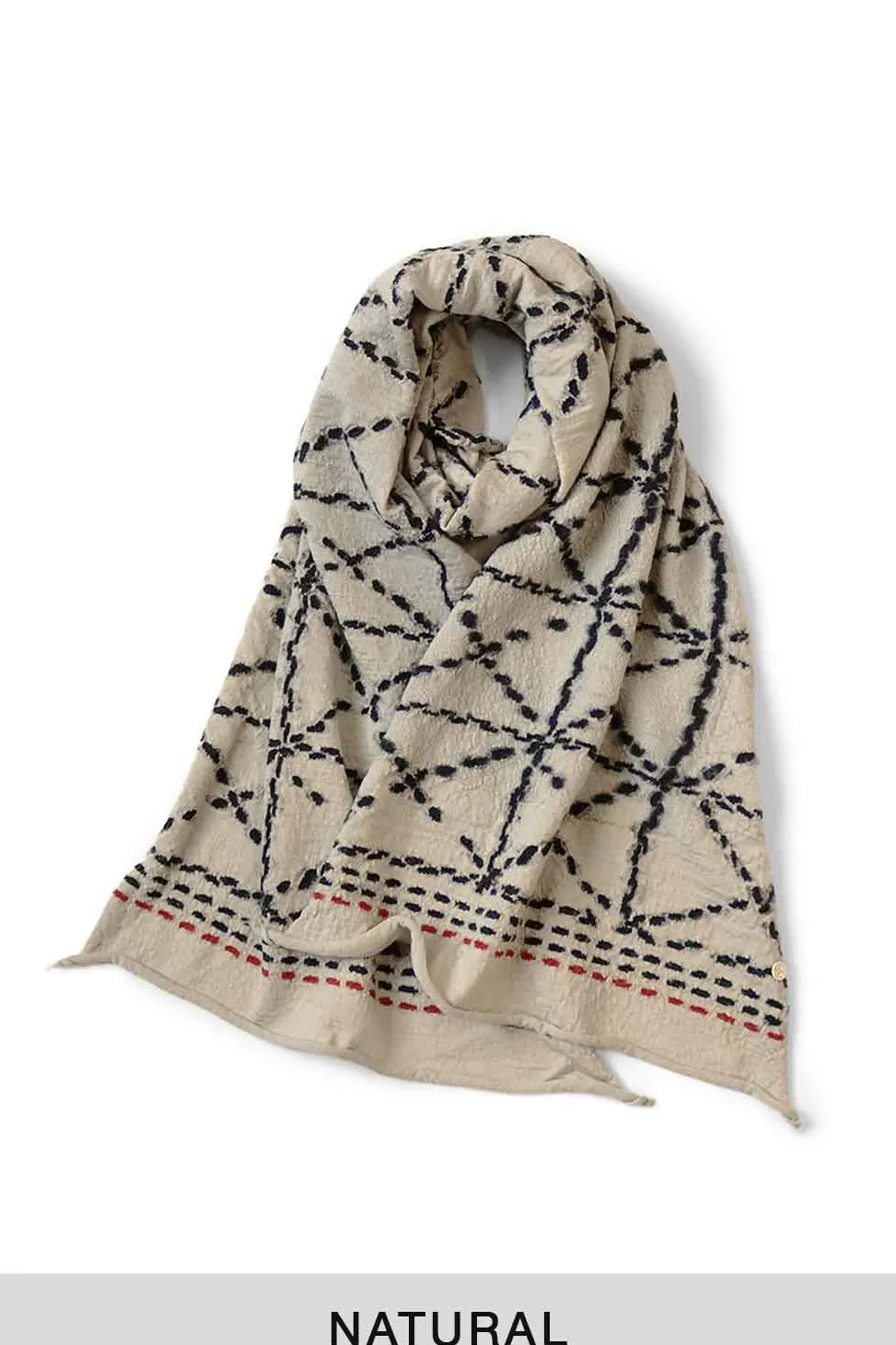 Best Kapital Fulling Wool HAPPY Scarf Bandana Patchwork - 3 Colors