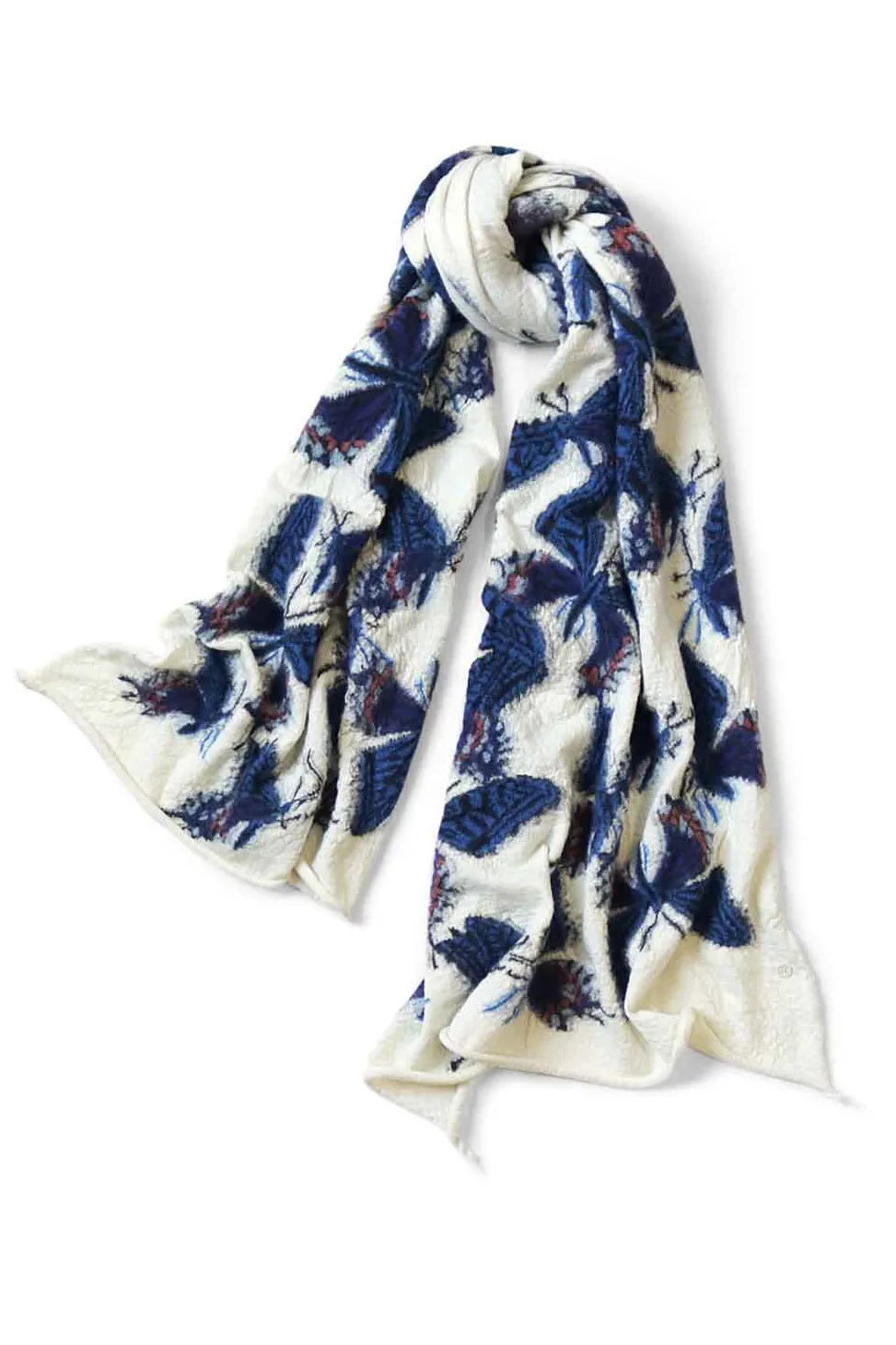 Fashion Kapital Fulling Wool Scarf BUTTERFLY - 3 Colors