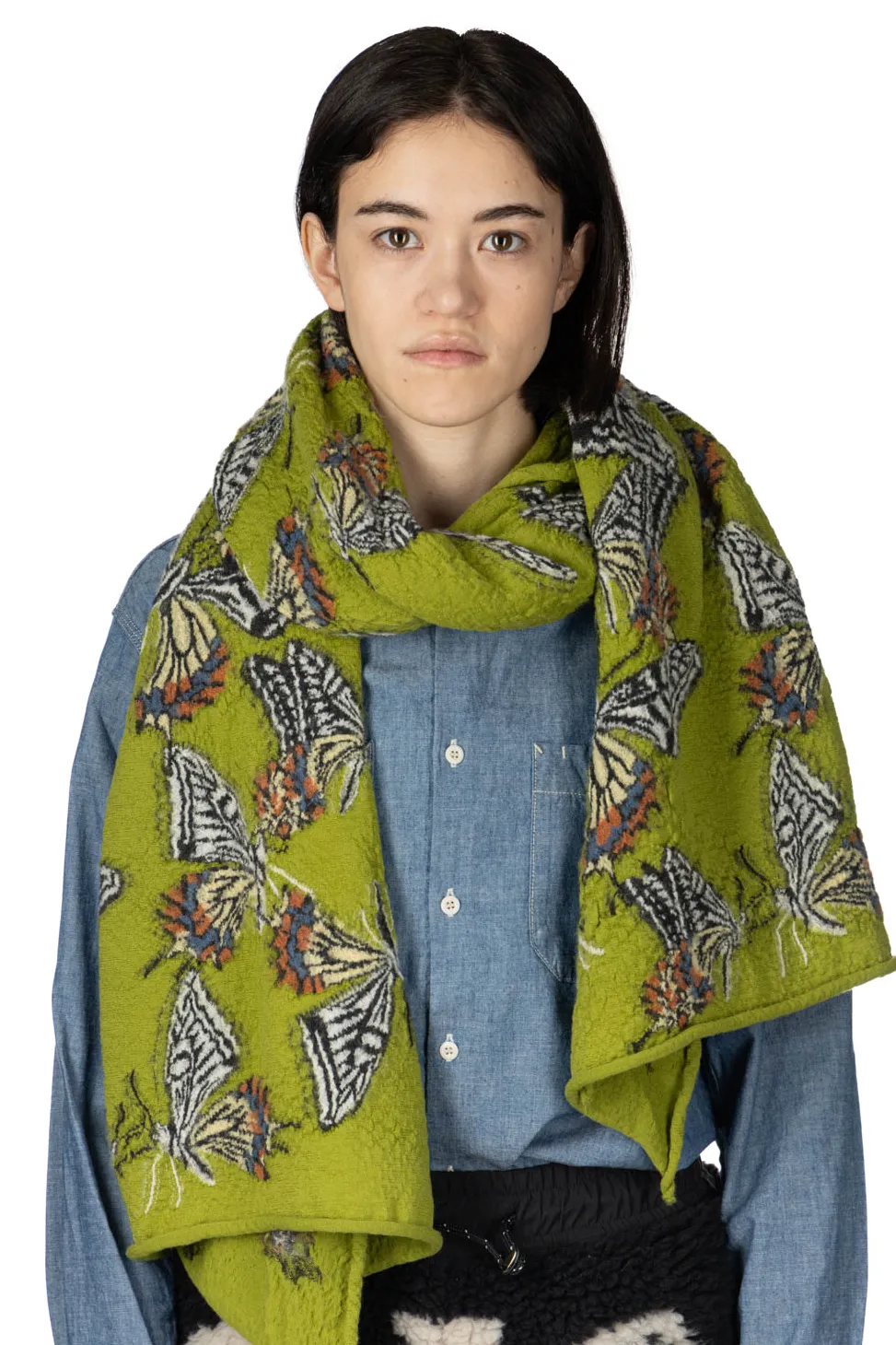 Fashion Kapital Fulling Wool Scarf BUTTERFLY - 3 Colors