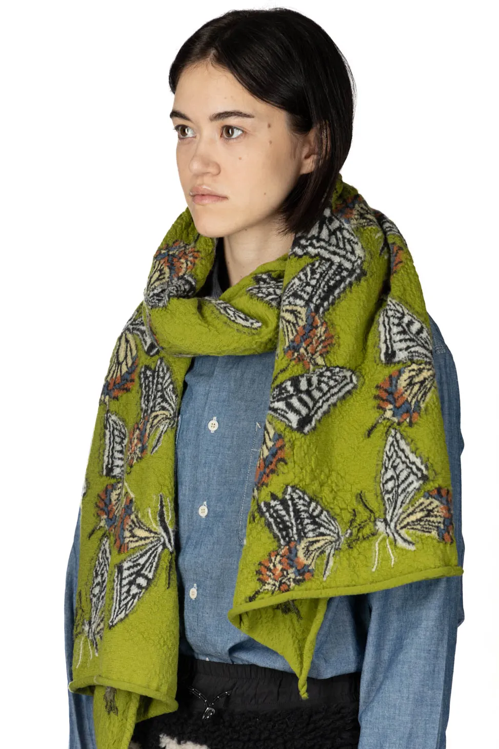 Fashion Kapital Fulling Wool Scarf BUTTERFLY - 3 Colors