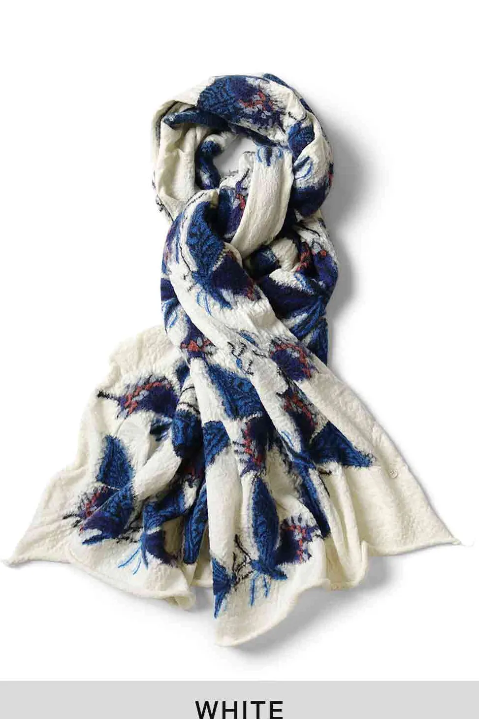 Fashion Kapital Fulling Wool Scarf BUTTERFLY - 3 Colors