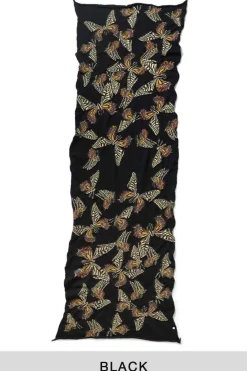 Online Kapital Fulling Wool Scarf BUTTERFLY - 3 Colors