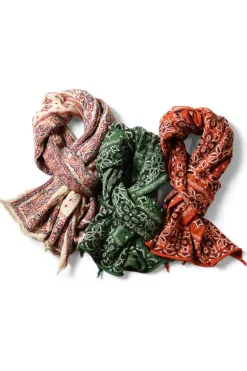 Online Kapital Fulling Wool Scarf Colorful BIG-MAMA Bandana - 6 Colors