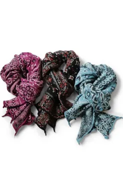 Online Kapital Fulling Wool Scarf Colorful BIG-MAMA Bandana - 6 Colors
