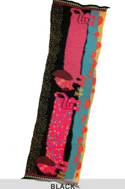Outlet Kapital Fulling Wool Scarf DOS DACHSHUNDS - 2 Colors