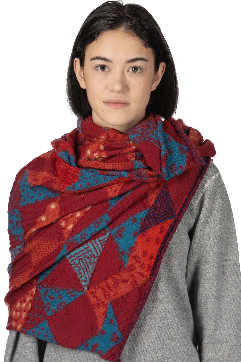New Kapital Fulling Wool Scarf IDG-RAG - 2 Colors