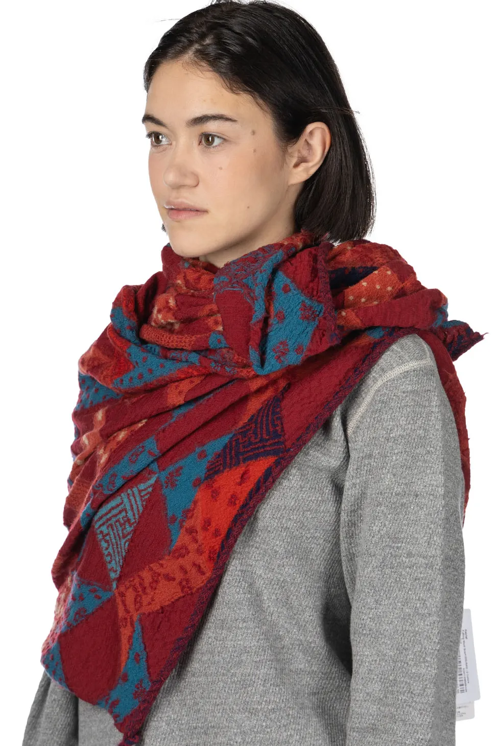 New Kapital Fulling Wool Scarf IDG-RAG - 2 Colors