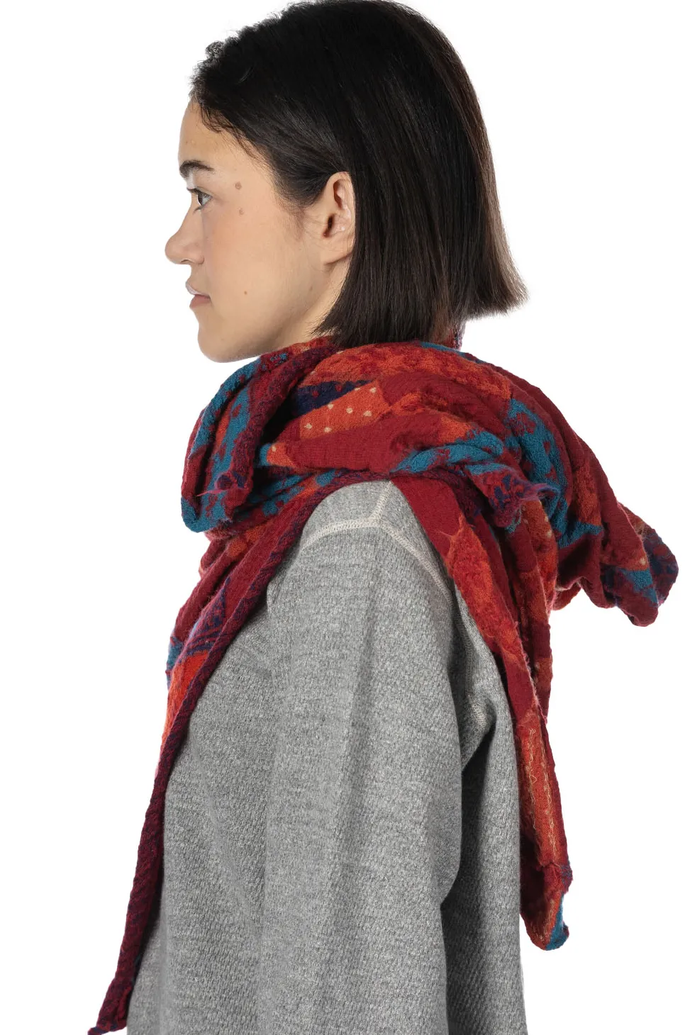 New Kapital Fulling Wool Scarf IDG-RAG - 2 Colors