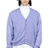 New Kapital 10G ECO Knit Elbow CONEYBOWY Short Cardigan - Violet