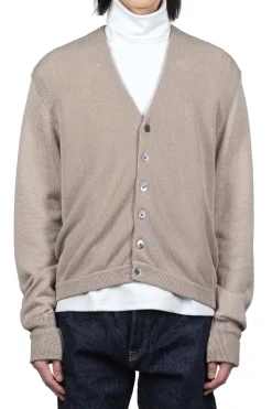 New Kapital 10G ECO Knit Elbow CONEYBOWY Short Cardigan - Beige