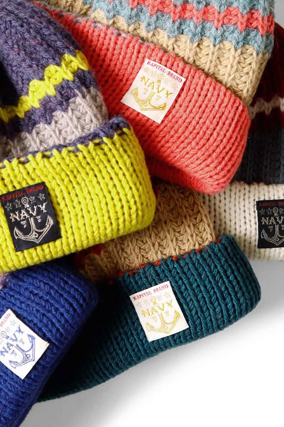 Sale Kapital 3G Wool Cable Knit Cap - 5 color choices